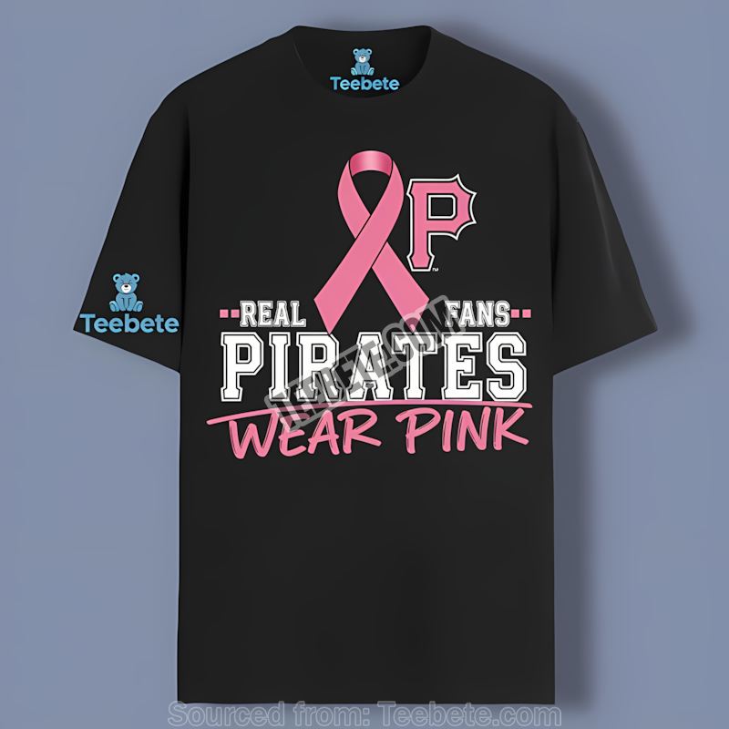Pittsburgh Pirates Breast Cancer Awareness Fans Wear Pink Regular Shirt