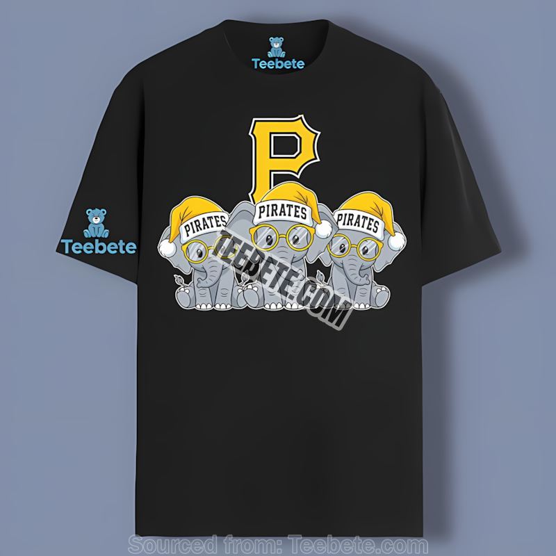 Pittsburgh Pirates Christmas Elephants Color Shirt