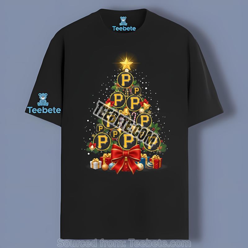 Pittsburgh Pirates Christmas Tree Logo Classic Shirt