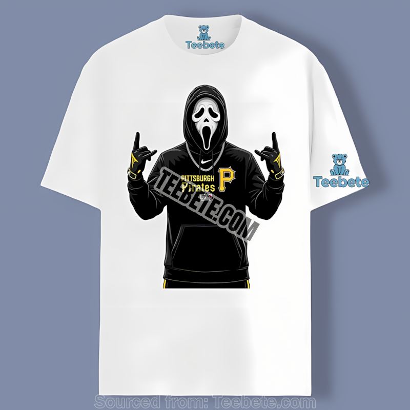 Pittsburgh Pirates Ghostface Spooky Cotton Shirt