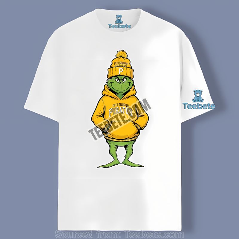 Pittsburgh Pirates Grinch In Hoodie Classic Shirt