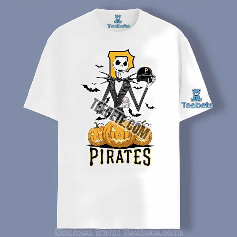 Pittsburgh Pirates Jack Skellington Halloween Pumpkin Regular Shirt