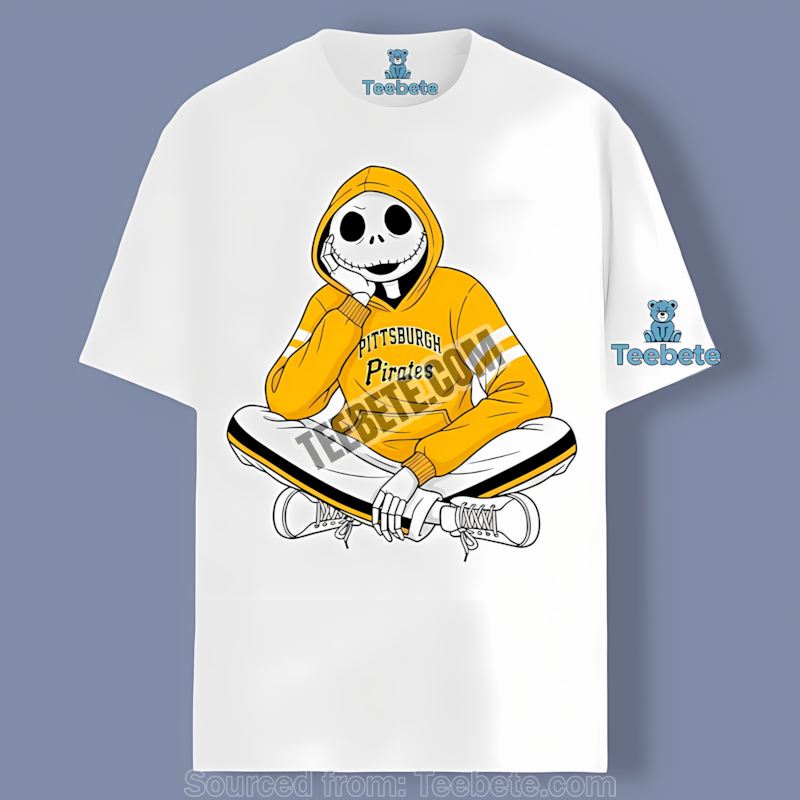 Pittsburgh Pirates Jack Skellington Halloween Pumpkin Regular Shirt