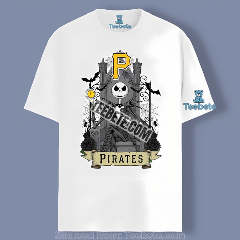 Pittsburgh Pirates Jack Skellington Hoodie Cotton Shirt Pittsburgh Pirates Jack Skellington Hoodie Cotton Shirt