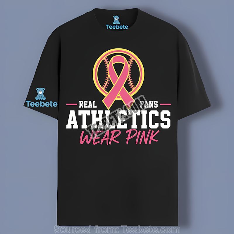 Real Fans Wear Pink Oakland Athletics Regular Shirt