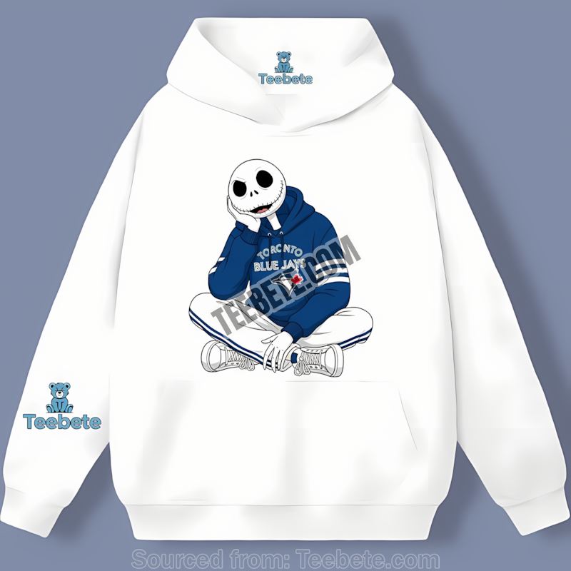 Relaxed Jack Skellington Toronto Blue Jays Hoodie Trendy Hoodie Relaxed Jack Skellington Toronto Blue Jays Hoodie Trendy Hoodie
