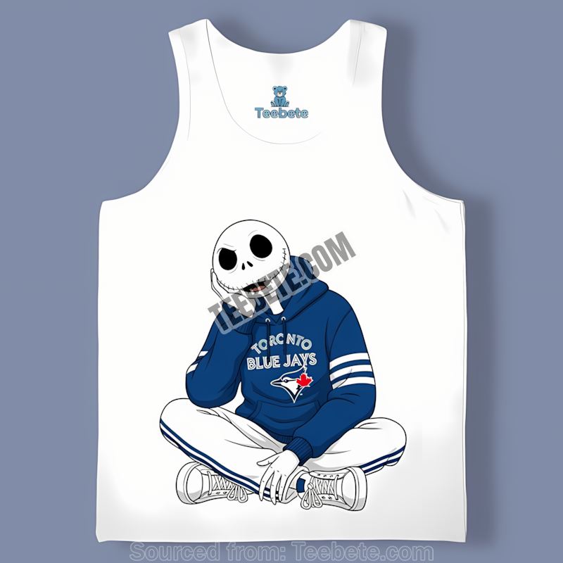 Relaxed Jack Skellington Toronto Blue Jays Hoodie Trendy Tanktop Relaxed Jack Skellington Toronto Blue Jays Hoodie Trendy Tanktop
