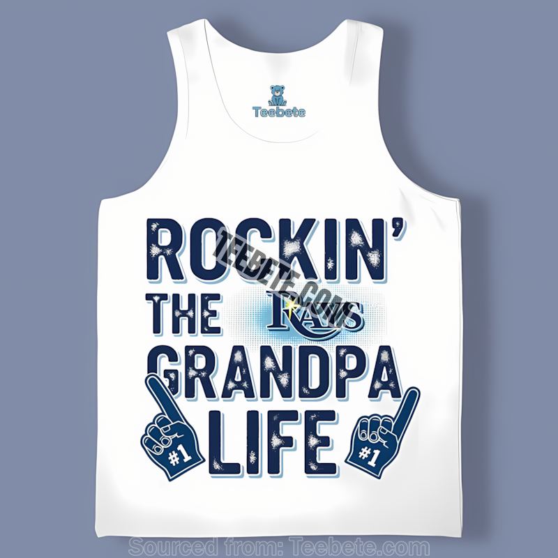 Rockin The Grandpa Life In Tampa Bay Rays Style Classic Tanktop Rockin The Grandpa Life In Tampa Bay Rays Style Classic Tanktop