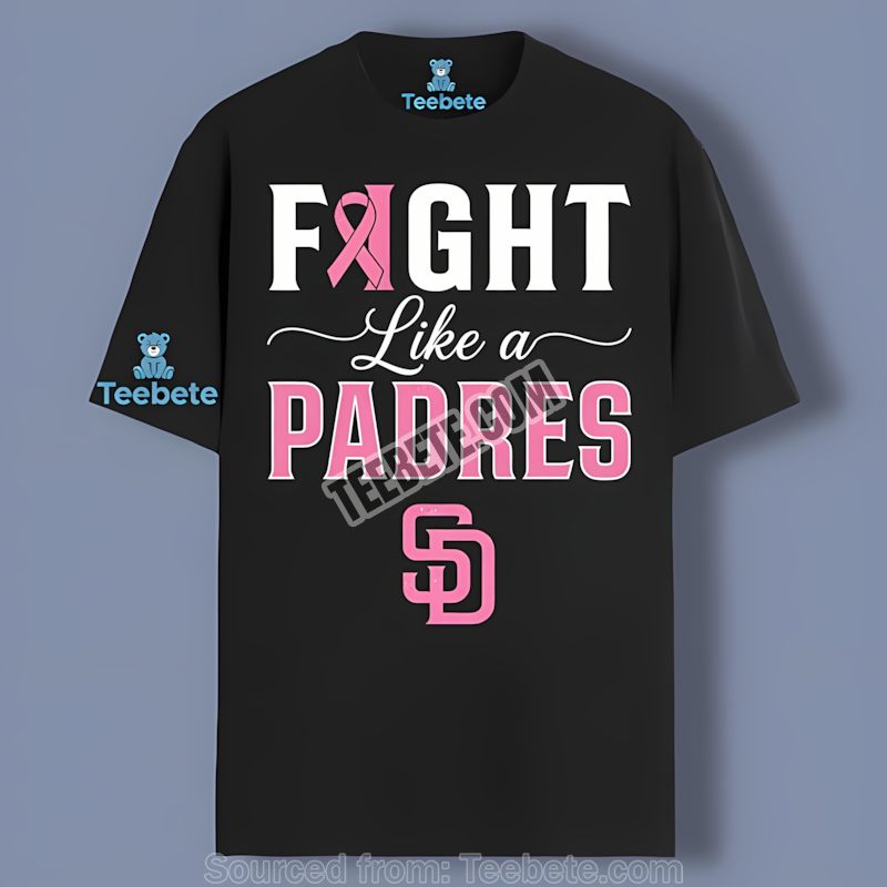San Diego Padres Fight Like Breast Cancer Retro Shirt