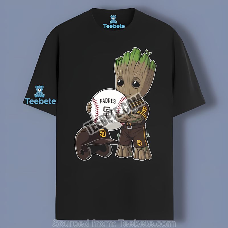 San Diego Padres Groot Baseball Regular Shirt