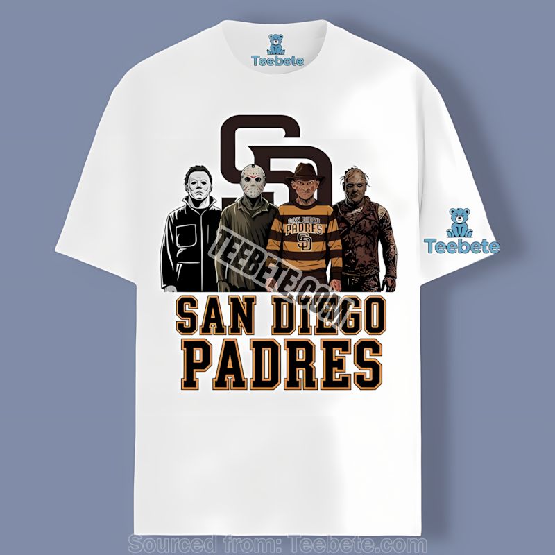San Diego Padres Halloween Horror Killers Color Shirt