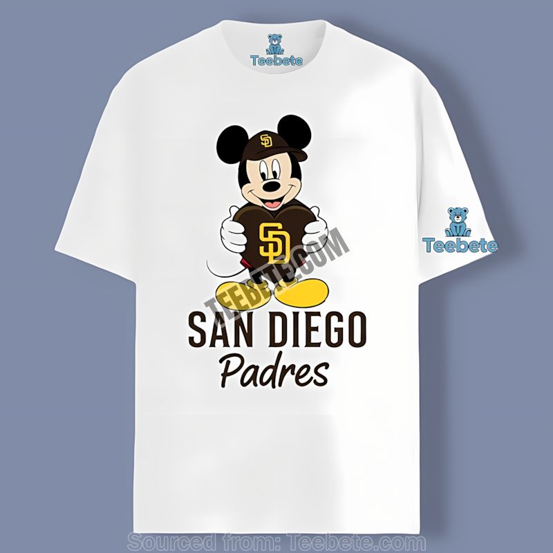 San Diego Padres Mickey Heart Classic Shirt