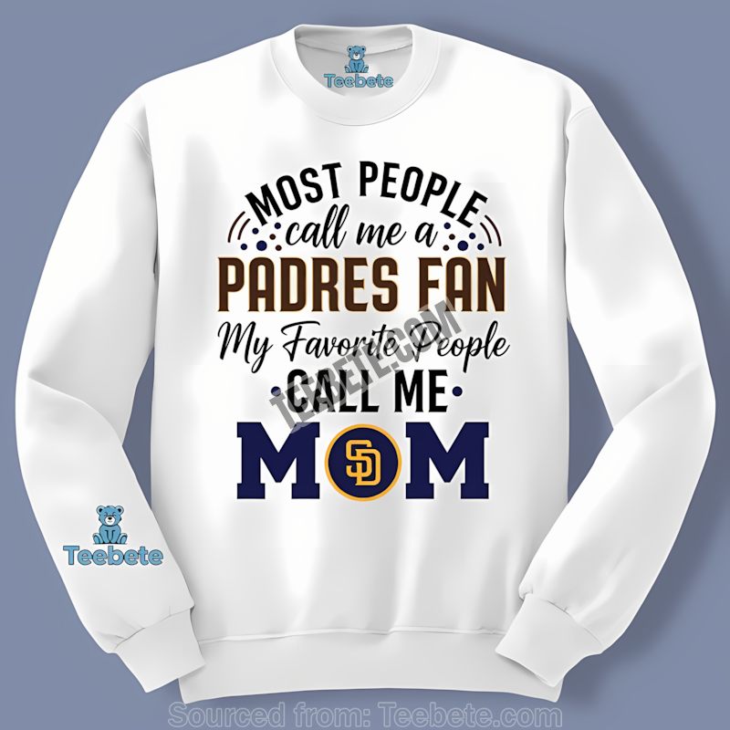 San Diego Padres Moms Favorite People Regular Long Sleeve San Diego Padres Moms Favorite People Regular Long Sleeve