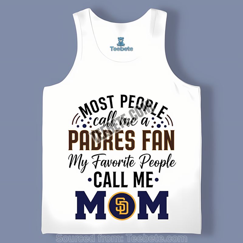 San Diego Padres Moms Favorite People Regular Tanktop San Diego Padres Moms Favorite People Regular Tanktop