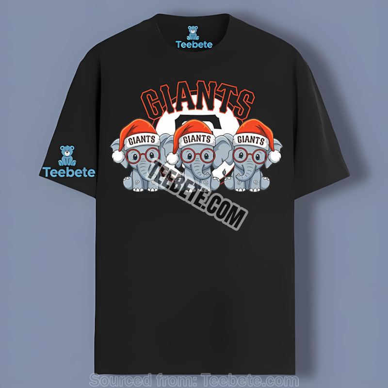 San Francisco Giants Christmas Elephants Classic Shirt