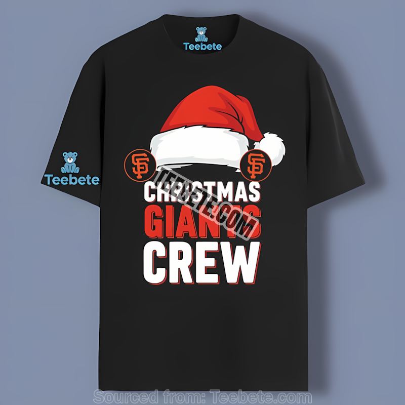 San Francisco Giants Christmas Giants Crew Regular Shirt