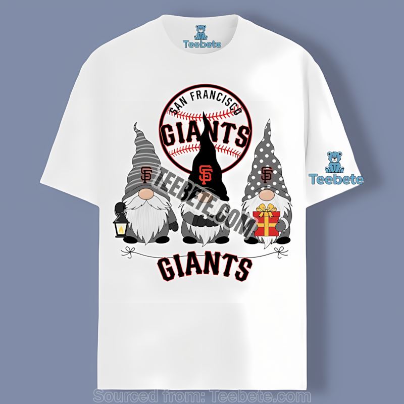 San Francisco Giants Christmas Gnomes Retro Shirt