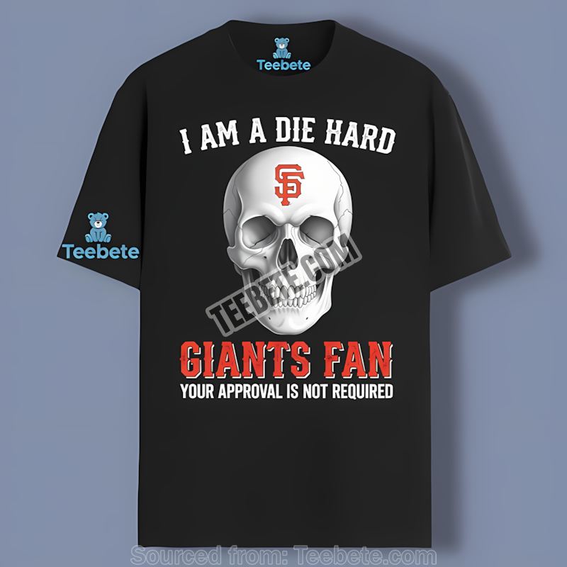 San Francisco Giants Die Hard Fan Skull Unisex Shirt