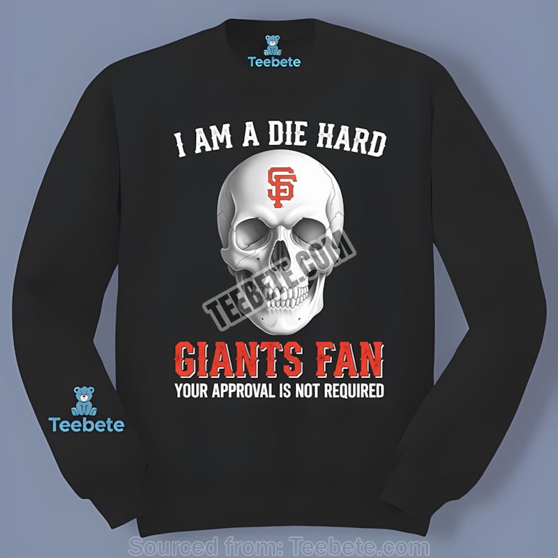 San Francisco Giants Die Hard Fan Skull Unisex Long Sleeve San Francisco Giants Die Hard Fan Skull Unisex Long Sleeve