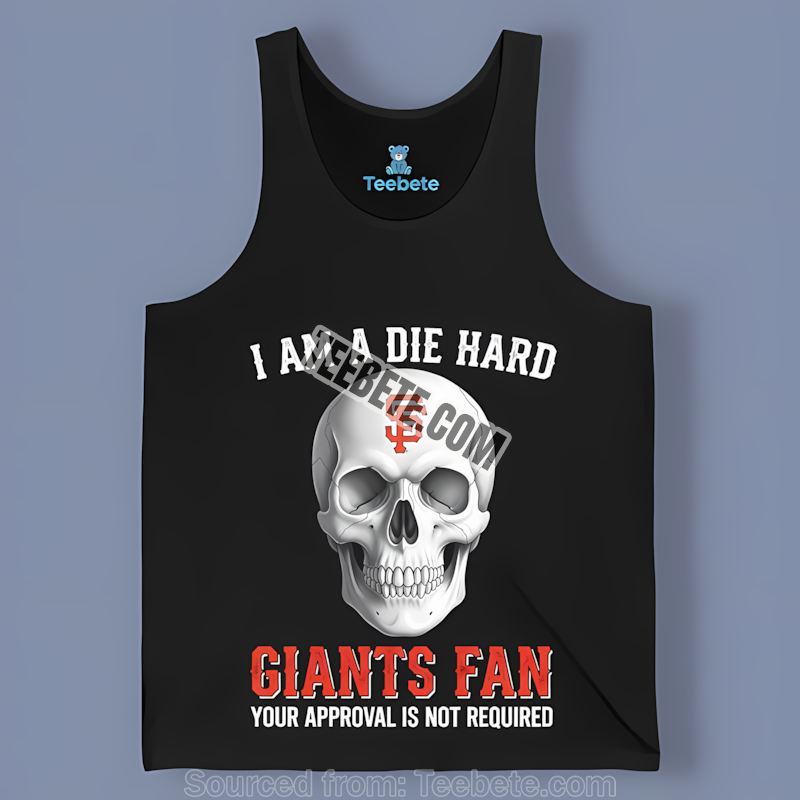 San Francisco Giants Die Hard Fan Skull Unisex Tanktop San Francisco Giants Die Hard Fan Skull Unisex Tanktop