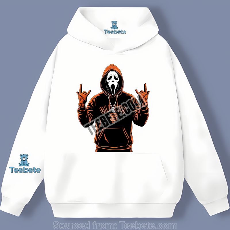 San Francisco Giants Ghostface Spooky Halloween Adults Hoodie San Francisco Giants Ghostface Spooky Halloween Adults Hoodie