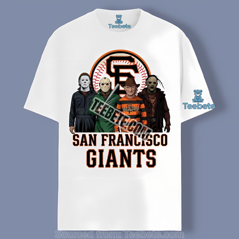 San Francisco Giants Halloween Charlie Brown And Snoopy Color Shirt