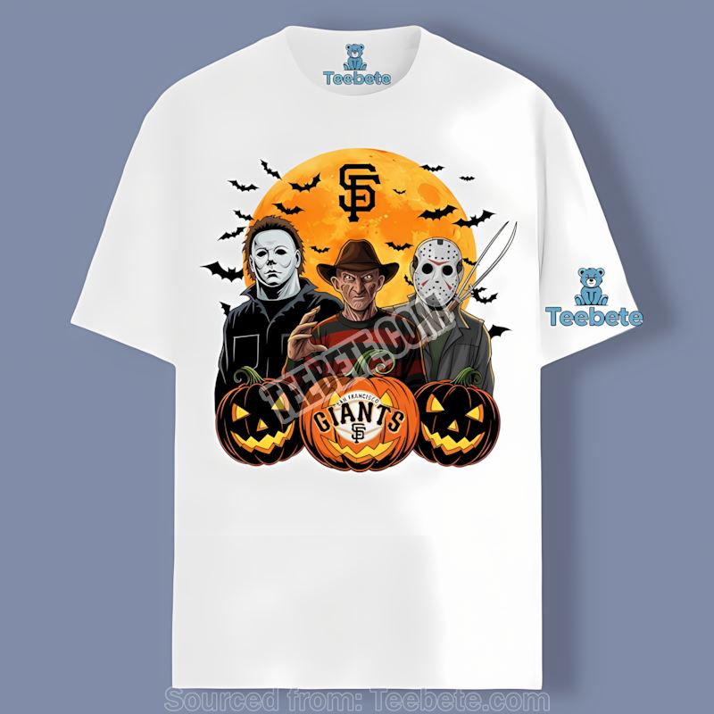 San Francisco Giants Halloween Snoopy Trick Or Treat Color Shirt