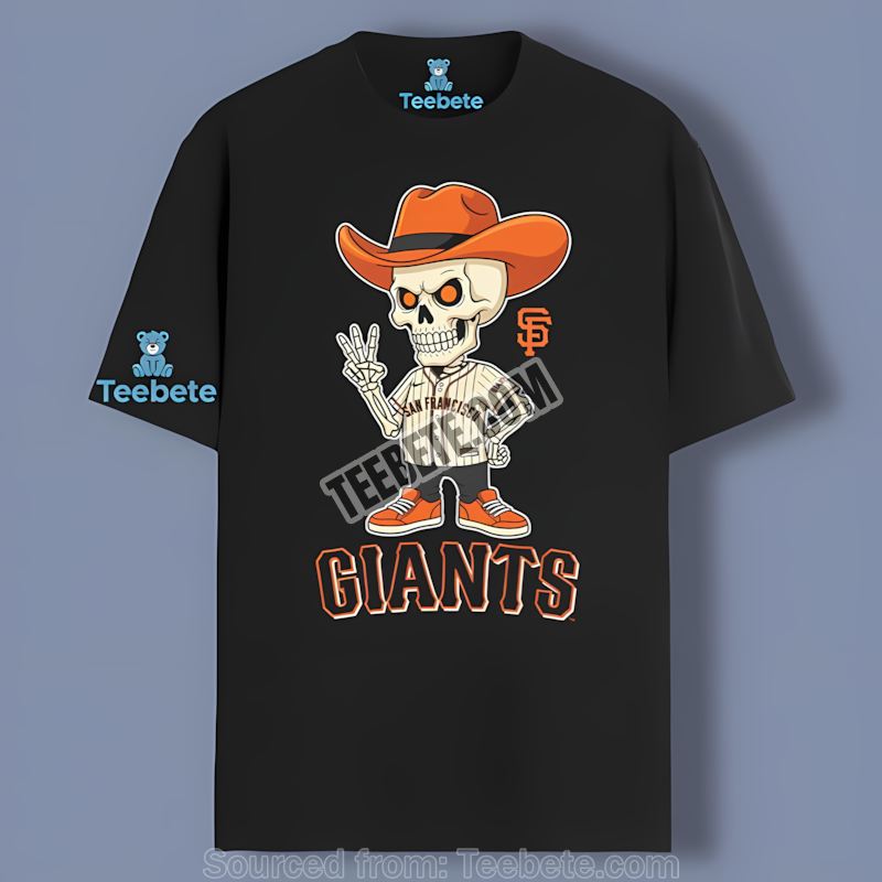 San Francisco Giants Skeleton Cowboy Unisex Shirt
