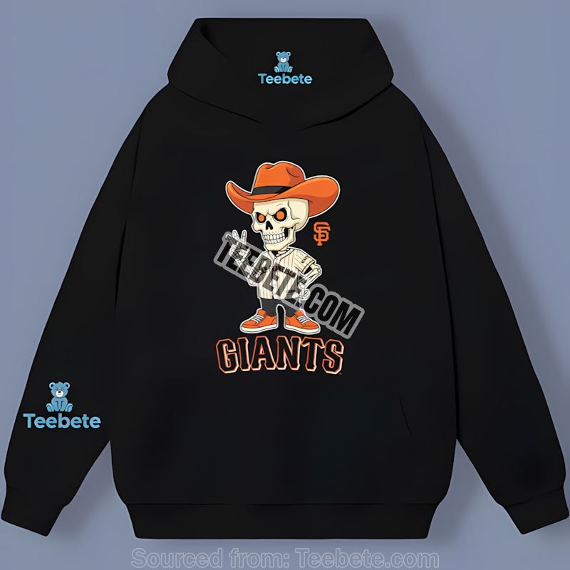 San Francisco Giants Skeleton Cowboy Unisex Hoodie San Francisco Giants Skeleton Cowboy Unisex Hoodie