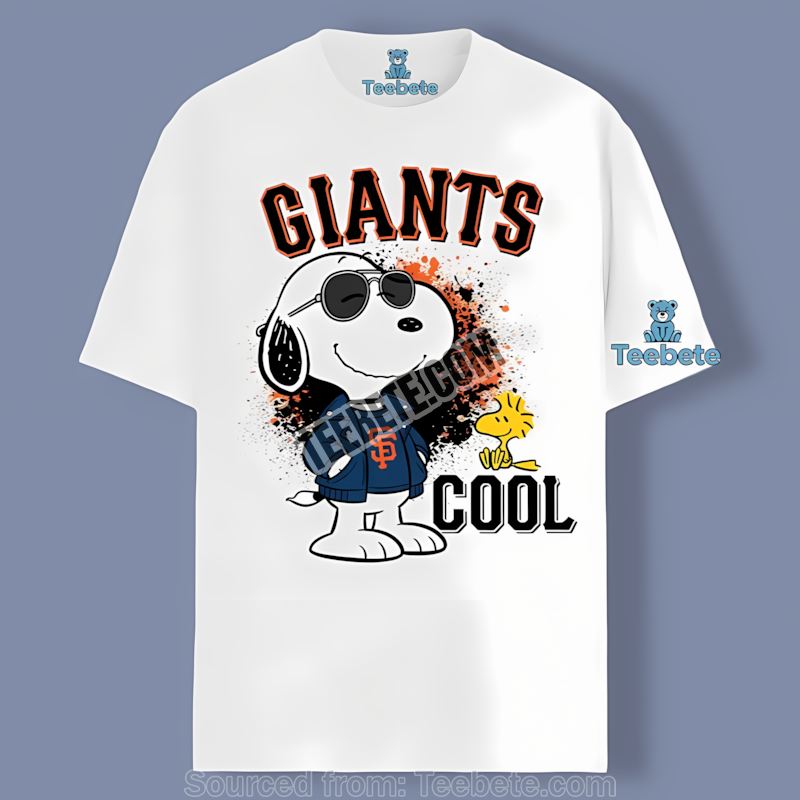 San Francisco Giants Snoopy Cool Retro Shirt