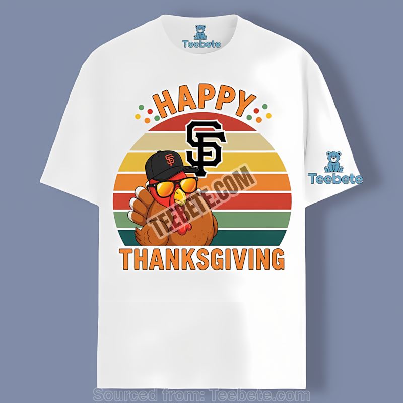 San Francisco Giants Thanksgiving Turkey Graphic Shirt