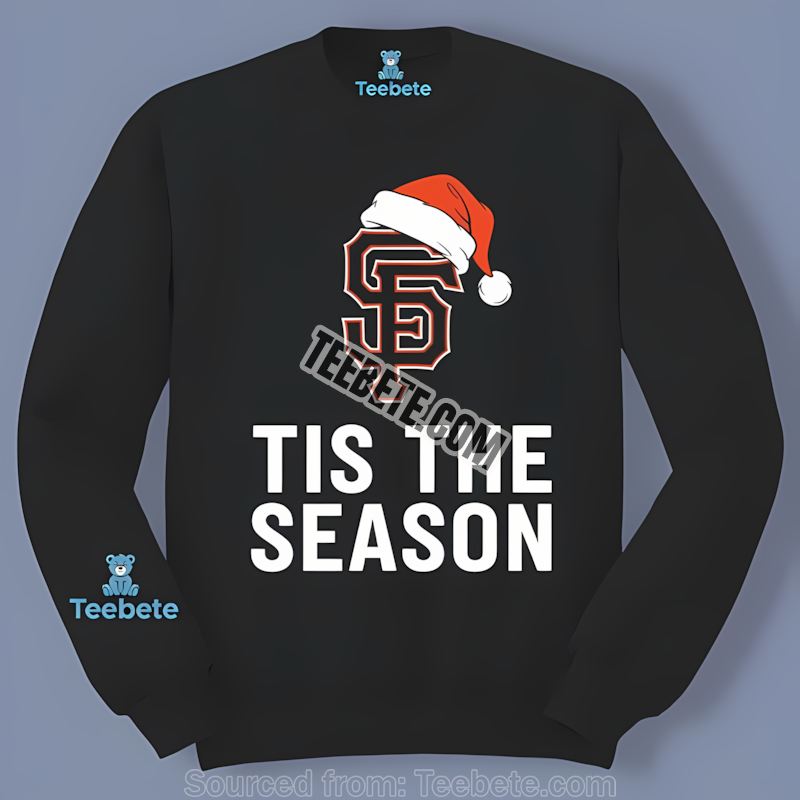 San Francisco Giants Tis The Season Christmas Regular Long Sleeve San Francisco Giants Tis The Season Christmas Regular Long Sleeve
