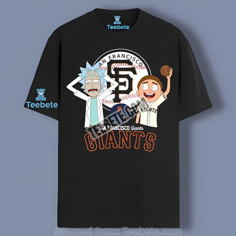 San Francisco Giants Vs Rick And Morty Retro Shirt