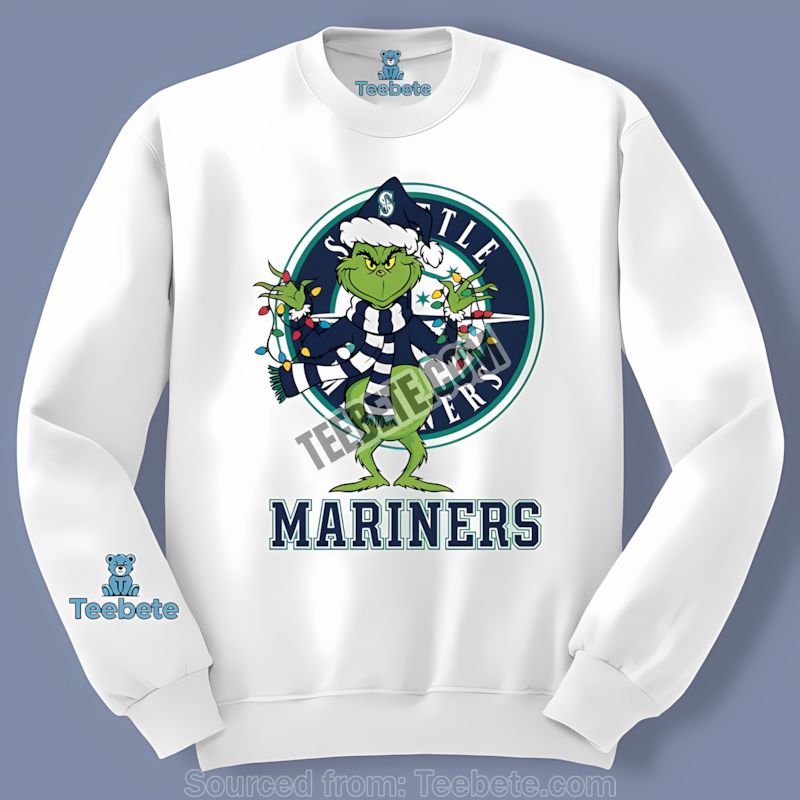 Seattle Mariners Grinch Christmas Vintage Long Sleeve Seattle Mariners Grinch Christmas Vintage Long Sleeve