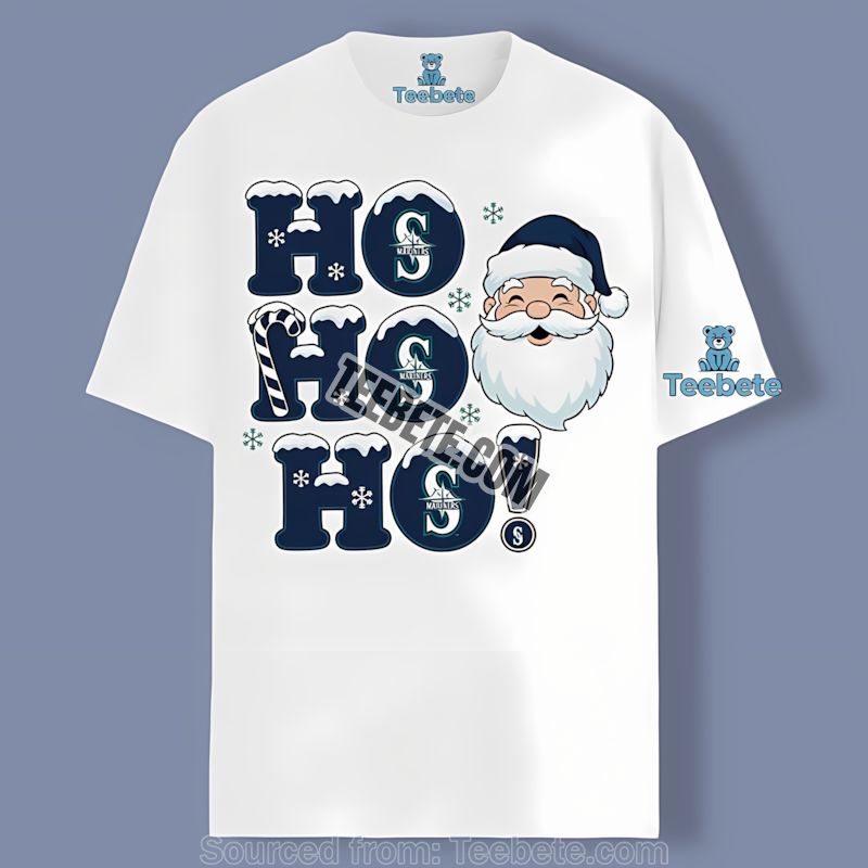 Seattle Mariners Here We Go Logo Retro Shirt