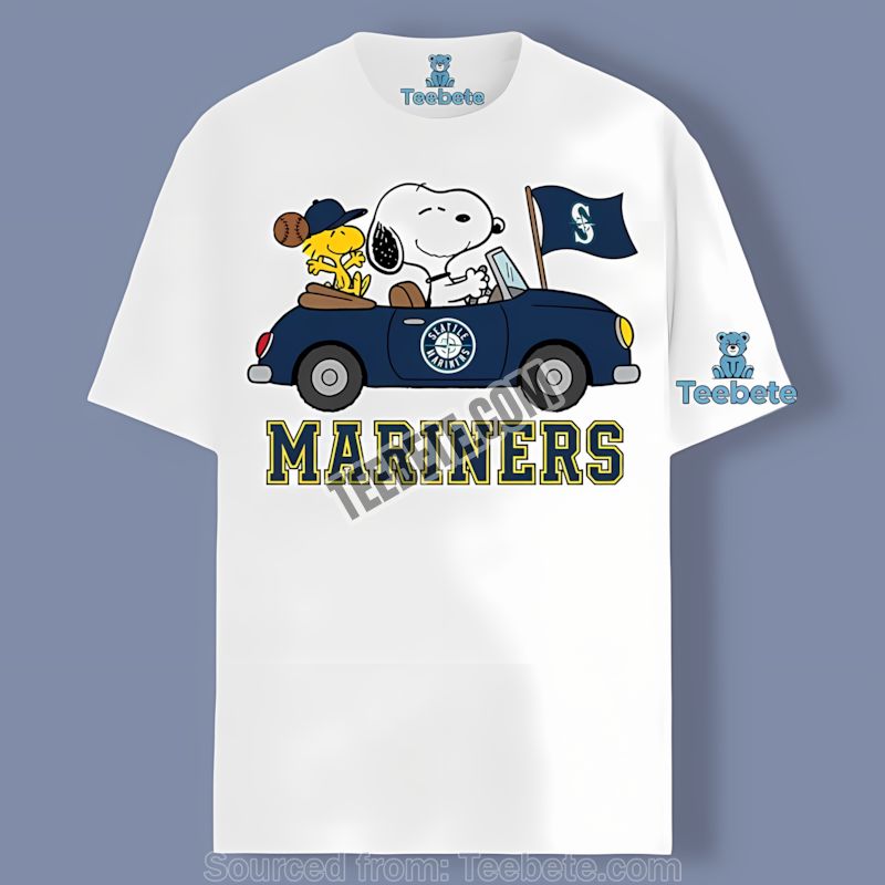 Seattle Mariners Snoopy Baseball Running Shirt Seattle Mariners Snoopy Baseball Running Shirt
