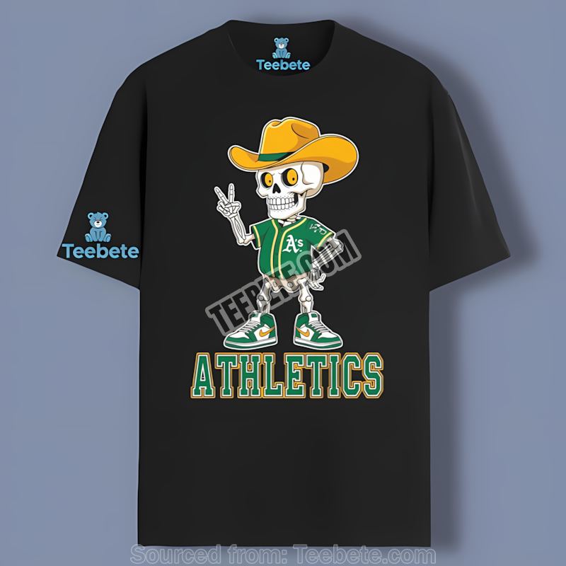 Skull Assuming I Am Just An Old Man Oakland Athletics Retro Shirt