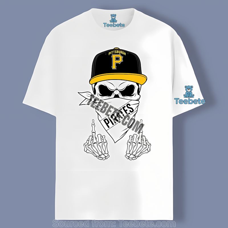 Skull Bandana Pittsburgh Pirates Vintage Shirt