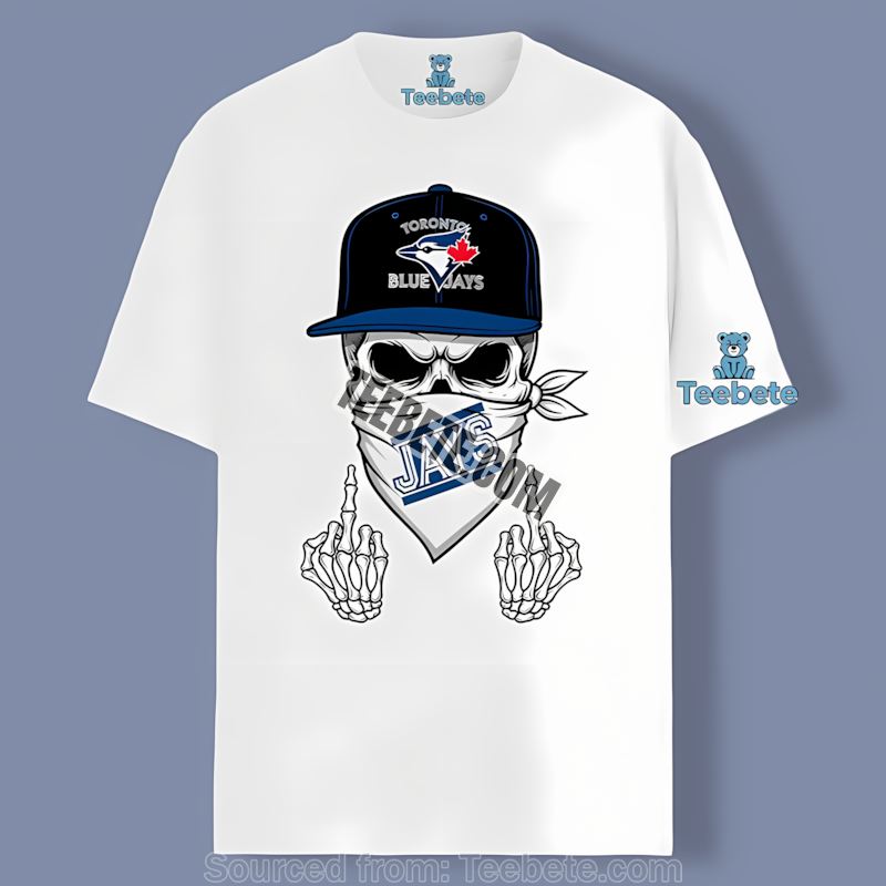 Skull Gesture Toronto Blue Jays Regular Shirt