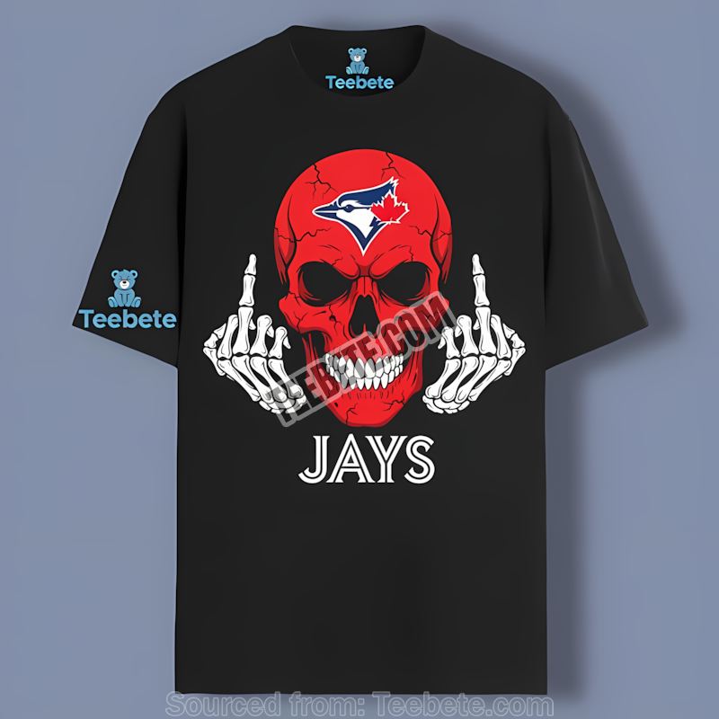 Skull Gesture Toronto Blue Jays Regular Shirt