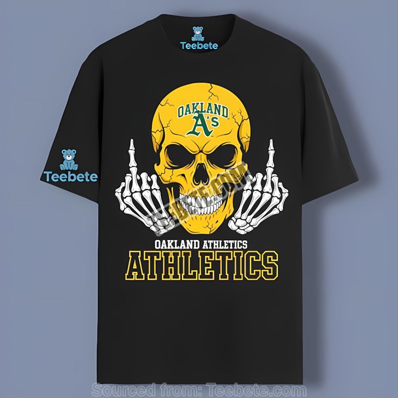 Skull Bandana Oakland Athletics Regular Shirt Skull Bandana Oakland Athletics Regular Shirt