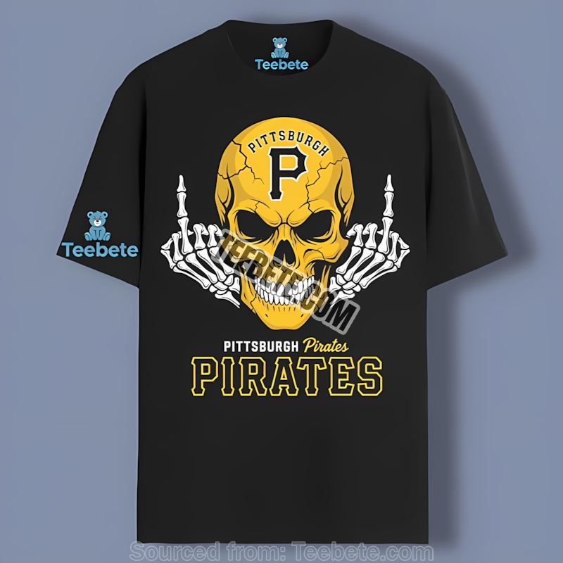 Skull Bandana Pittsburgh Pirates Vintage Shirt