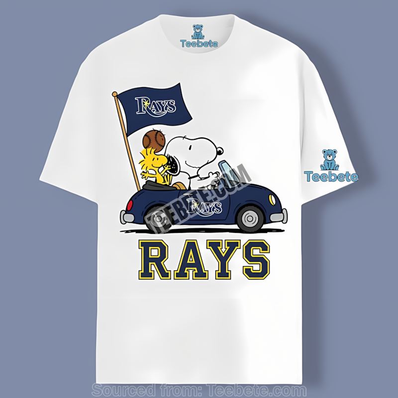 Snoopy Drives For Tampa Bay Rays Passion Regular Shirt