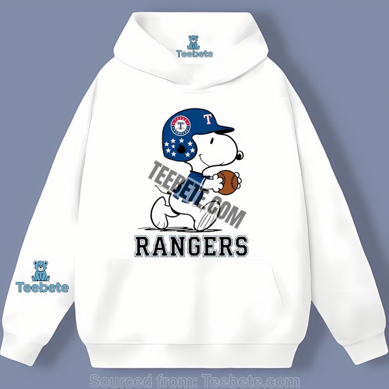 Snoopy Runs The Bases Repping Texas Rangers Pride Hoodie Snoopy Runs The Bases Repping Texas Rangers Pride Hoodie