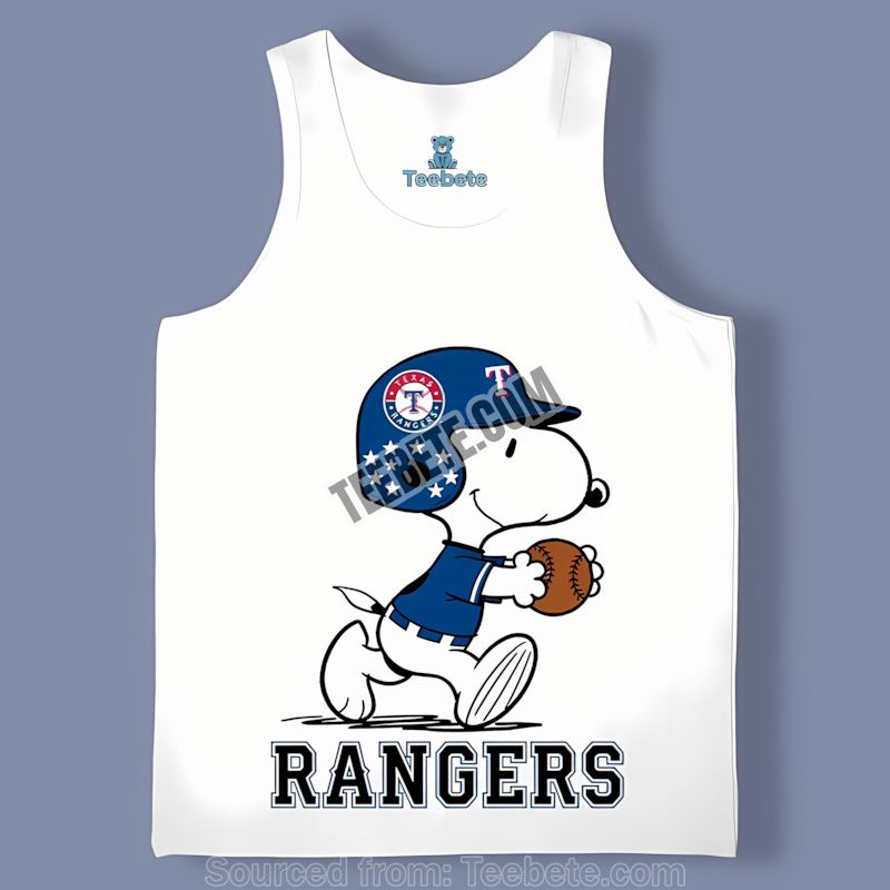 Snoopy Runs The Bases Repping Texas Rangers Pride Tanktop Snoopy Runs The Bases Repping Texas Rangers Pride Tanktop