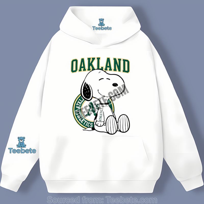 Snoopy Tattoo Logo On Arm Oakland Athletics Classic Hoodie Snoopy Tattoo Logo On Arm Oakland Athletics Classic Hoodie