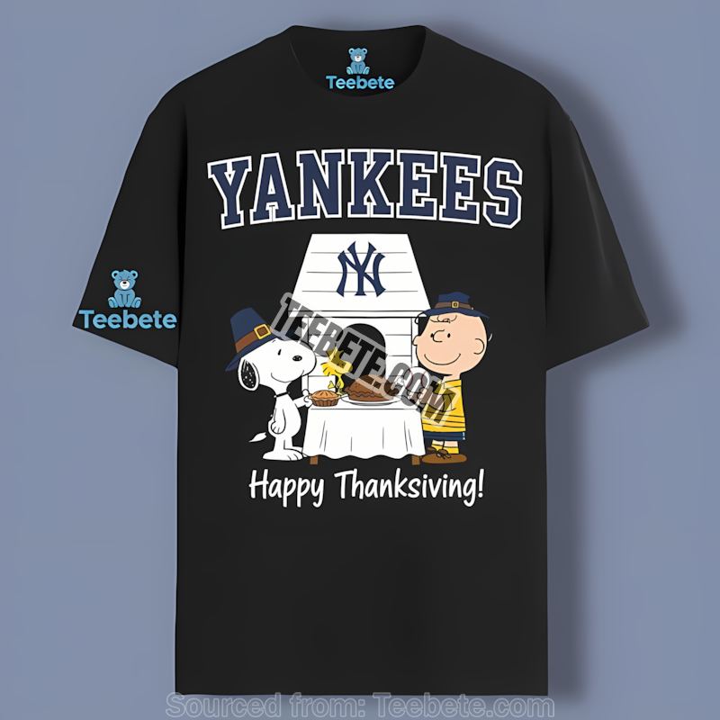 Snoopy Thanksgiving New York Yankees Unisex Shirt Holiday Look