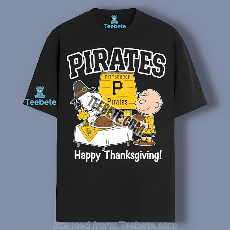 Snoopy Thanksgiving Pittsburgh Pirates Sports Shirt