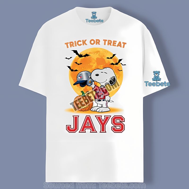 Snoopy Thanksgiving Toronto Blue Jays Cotton Shirt