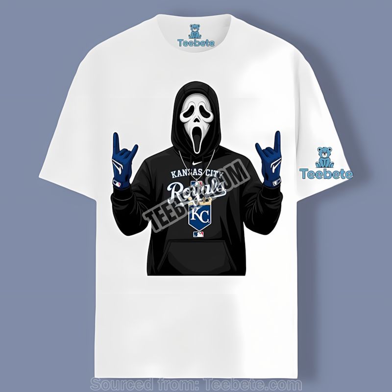 Spooky Ghostface Kansas City Royals Vintage Halloween Shirt